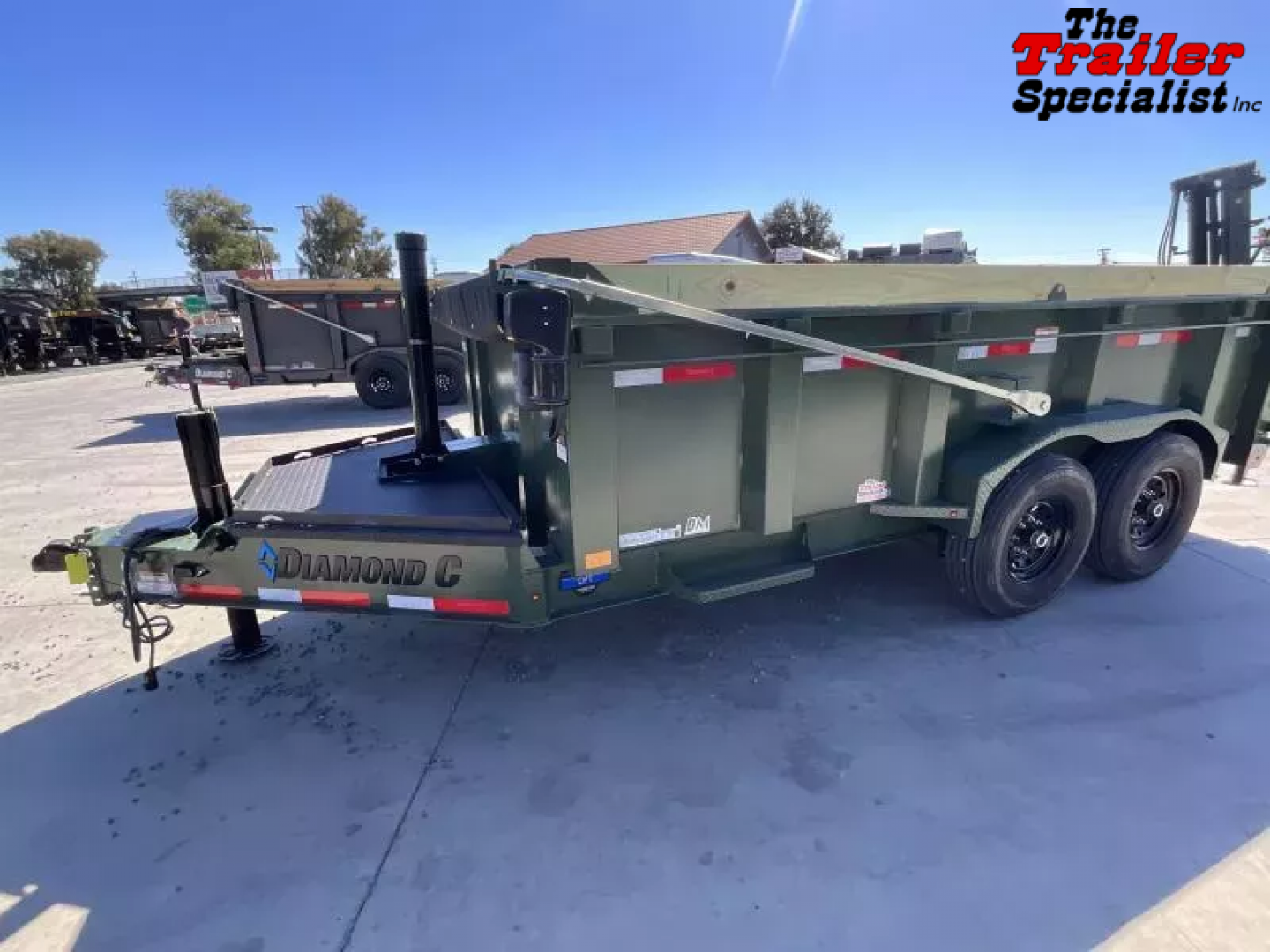 New 2026 Diamond C Trailers 7FT X 14FT 14.9K GVW Dump Trailer