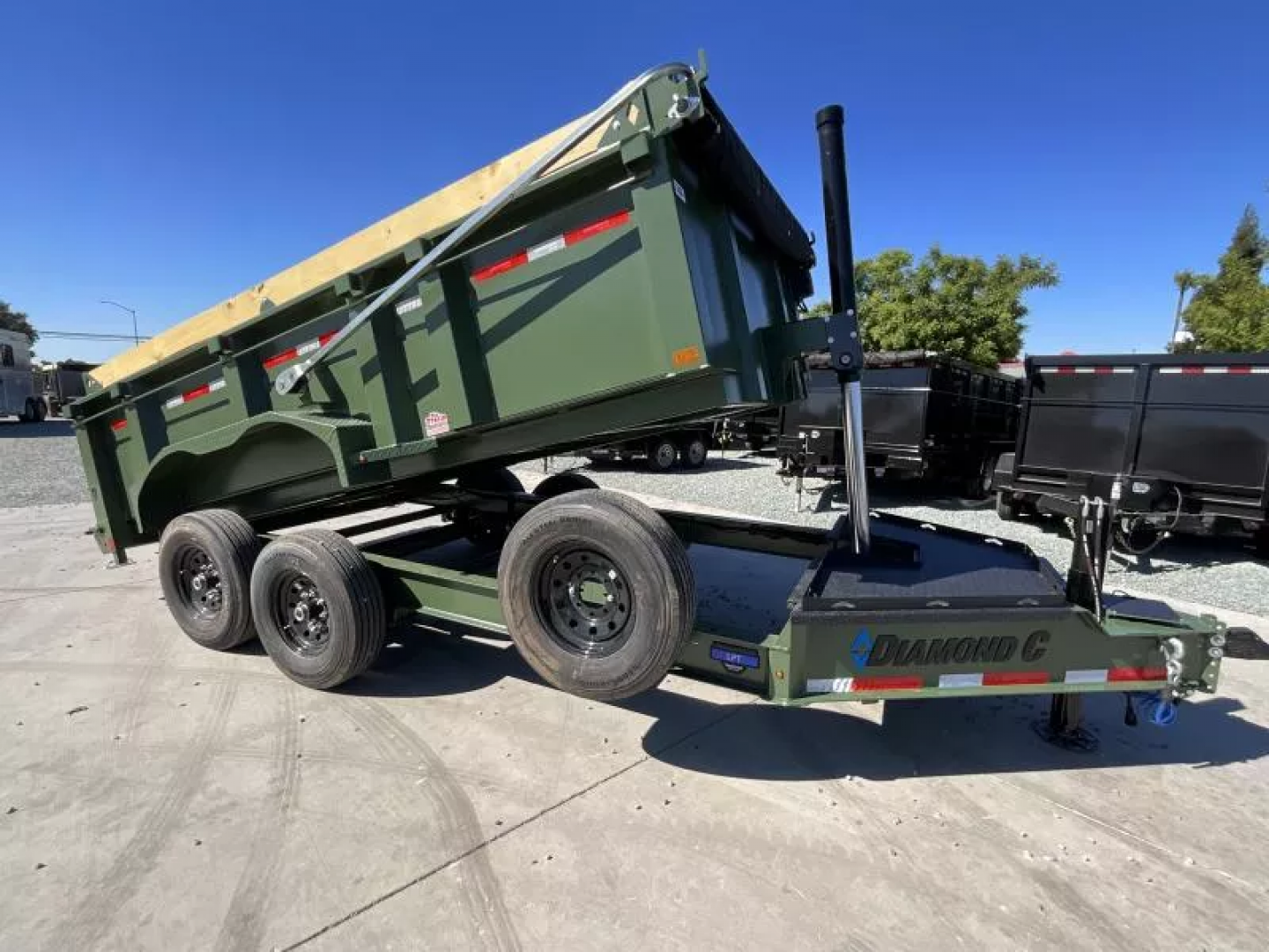 New 2026 Diamond C Trailers 7FT X 14FT 14.9K GVW Dump Trailer