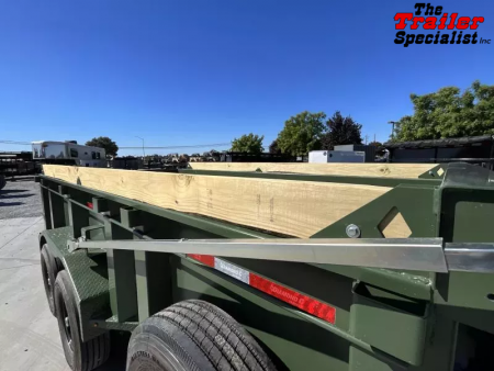 New 2026 Diamond C Trailers 7FT X 14FT 14.9K GVW Dump Trailer