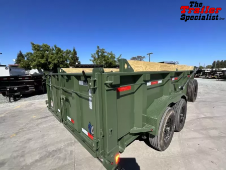 New 2026 Diamond C Trailers 7FT X 14FT 14.9K GVW Dump Trailer