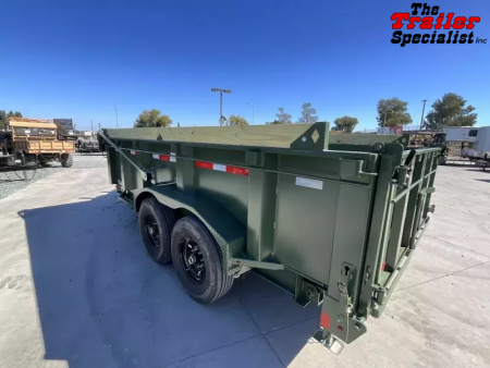 New 2026 Diamond C Trailers 7FT X 14FT 14.9K GVW Dump Trailer