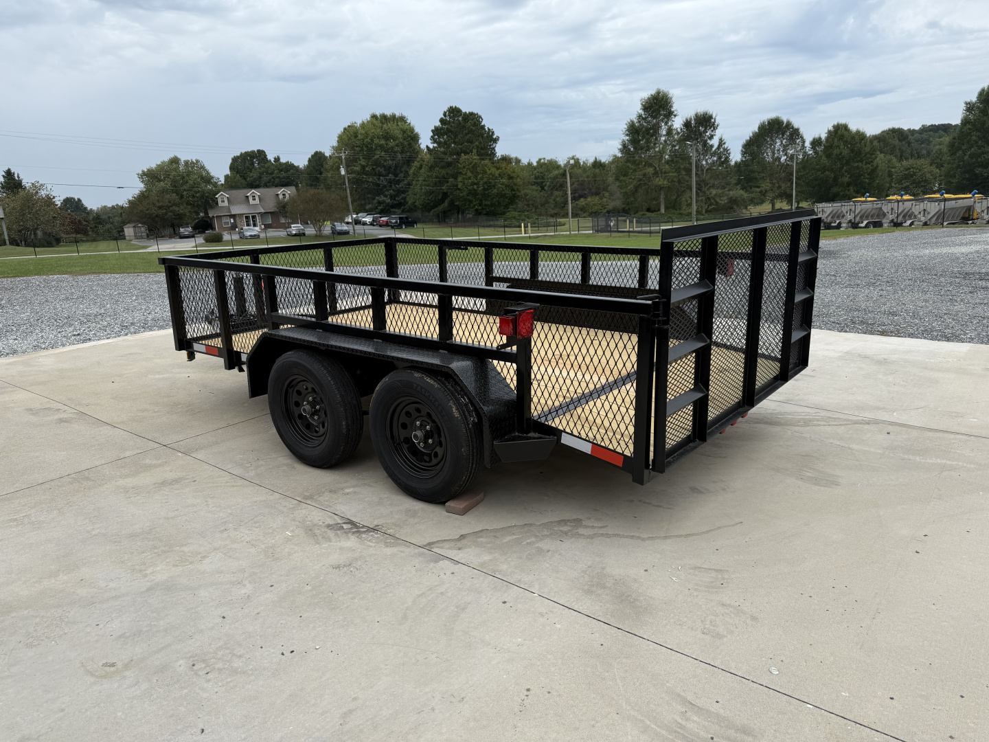New 2026 Nolan 7X12 Landscape Utility Trailer w/2ft Mesh 7K