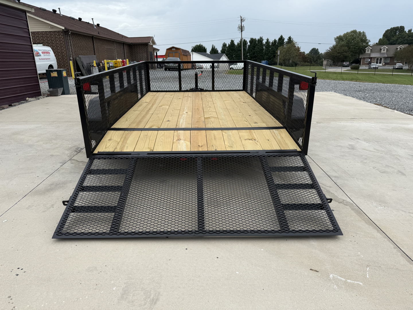 New 2026 Nolan 7X12 Landscape Utility Trailer w/2ft Mesh 7K