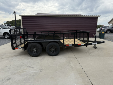 New 2026 Nolan 7X12 Landscape Utility Trailer w/2ft Mesh 7K