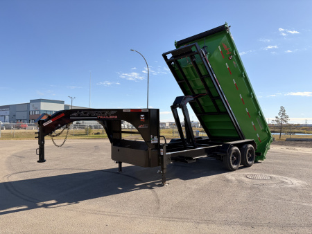 BIN TRAILER COMBO!! 102''X16' ROLL OFF TRAILER SYSTEM W/4' BIN - Image 2
