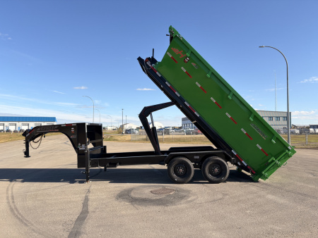 BIN TRAILER COMBO!! 102''X16' ROLL OFF TRAILER SYSTEM W/4' BIN - Image 4