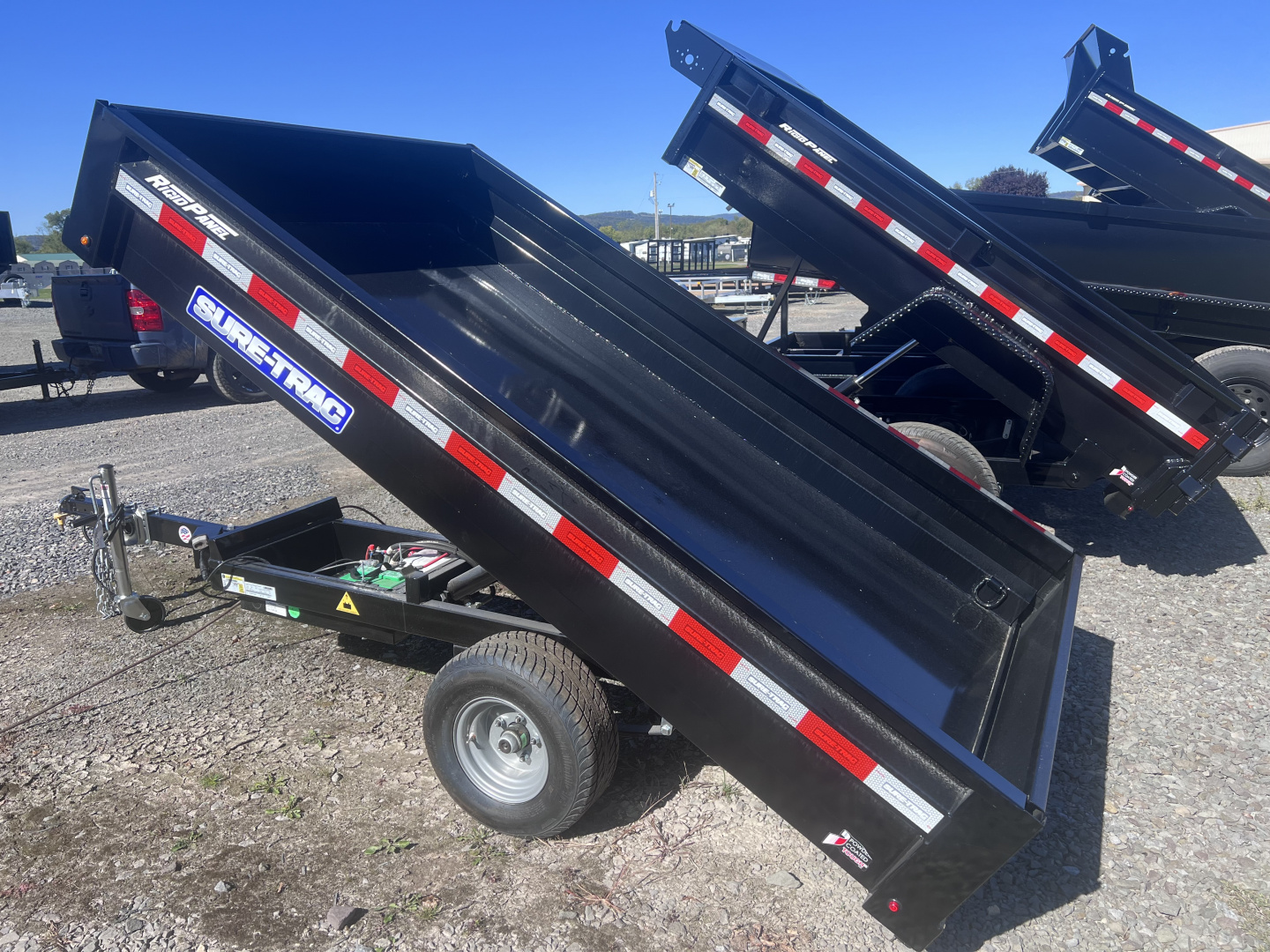 New 2026 Sure-Trac 4.5x8 3K Dump Trailer