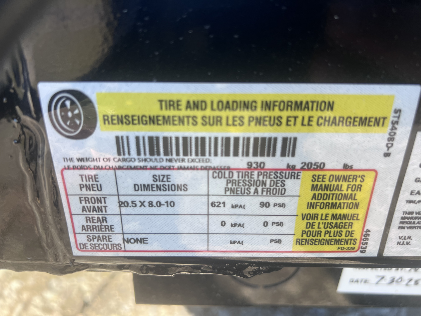 New 2026 Sure-Trac 4.5x8 3K Dump Trailer