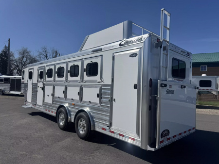 New 2025 Cimarron Norstar 5 Horse Trainer Trailer