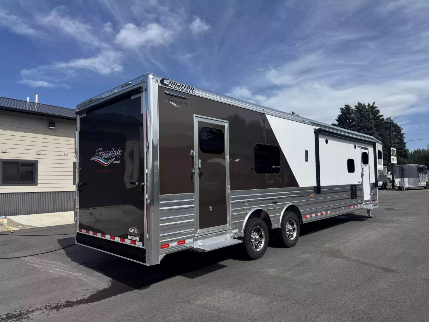 New 2025 Cimarron Freedom 16' Garage 16'6" Living Quarter Multisport Trailer