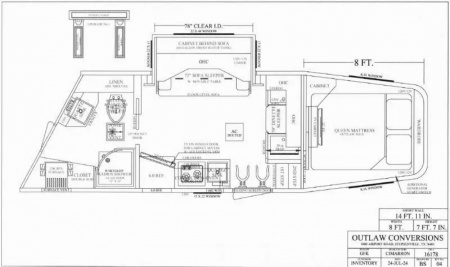 New 2025 Cimarron 3 Horse Side Load with 14'9" Living Quarter by Outlaw Conversions