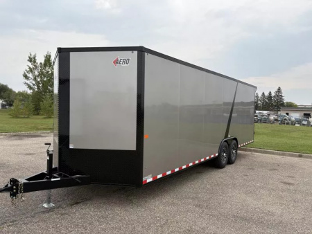New 2026 Aero Trailers 8.5X24 14K V NOSE 14PLY TIRES W/ ETRACK Cargo / Enclosed Trailer