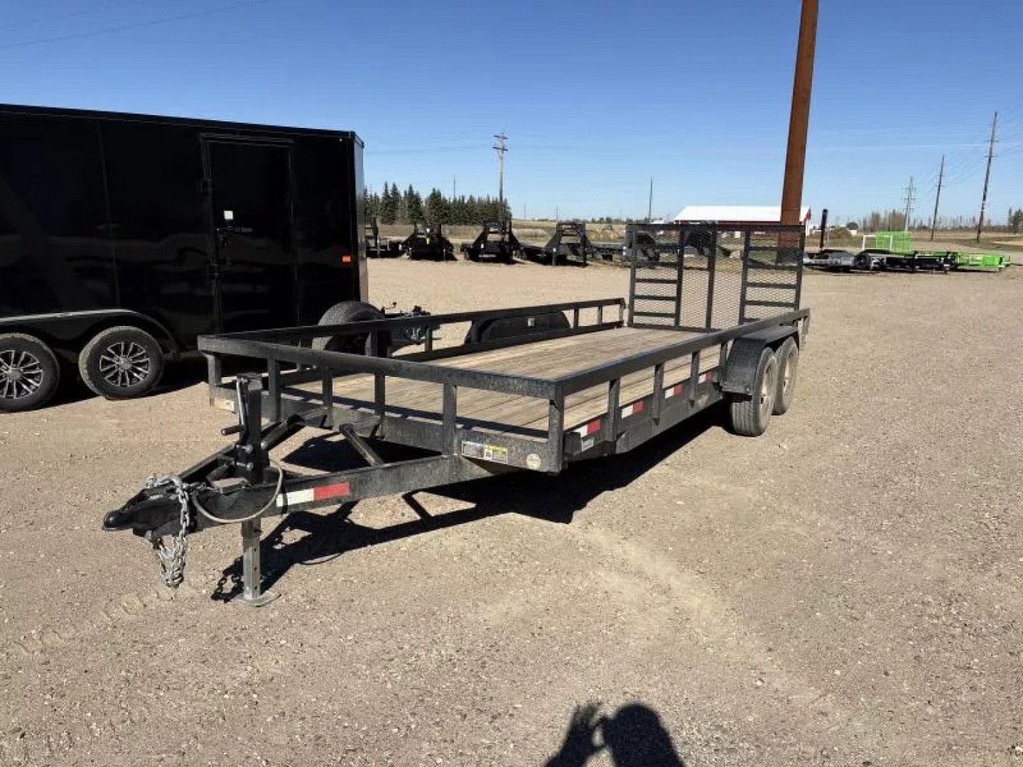 Used 2023 H and H Trailer 82X20 HD 5K AXLES Utility Trailer