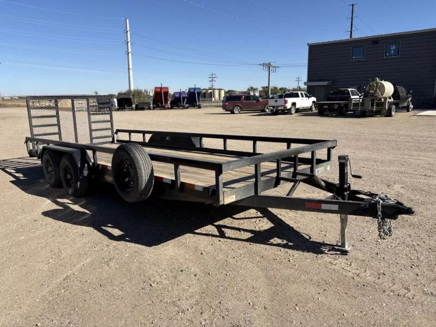 Used 2023 H and H Trailer 82X20 HD 5K AXLES Utility Trailer