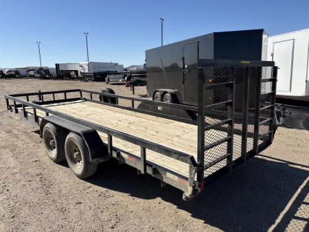 Used 2023 H and H Trailer 82X20 HD 5K AXLES Utility Trailer