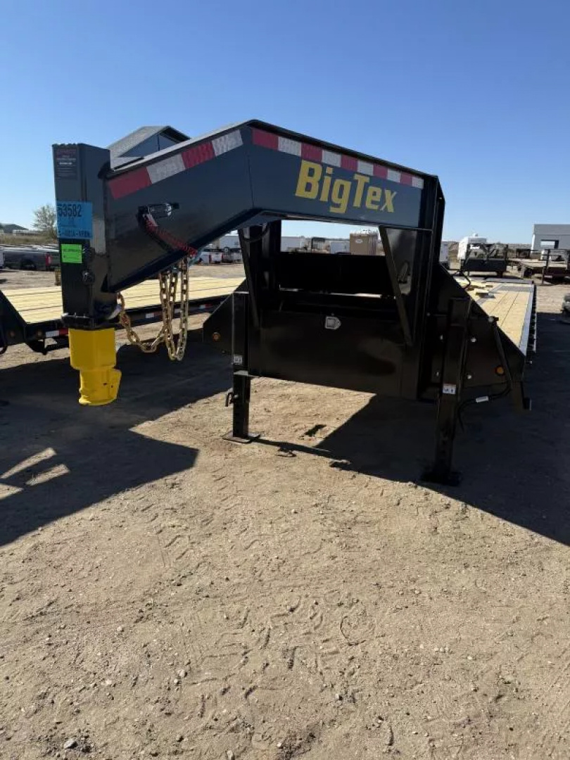 New 2026 Big Tex Trailers 25GN-40D5A Flatbed Trailer 14 PLY TIRES!