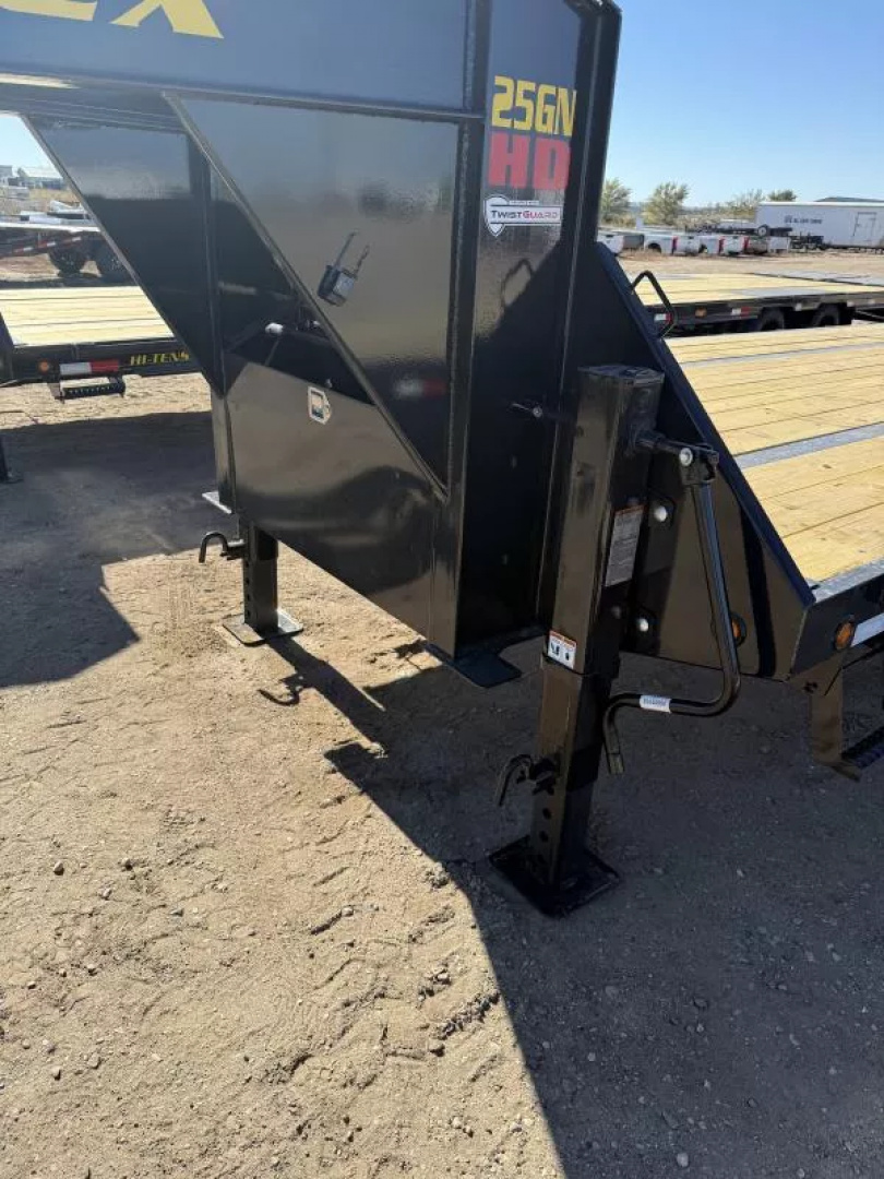 New 2026 Big Tex Trailers 25GN-40D5A Flatbed Trailer 14 PLY TIRES!
