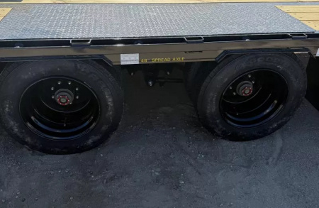 New 2026 Big Tex Trailers 25GN-40D5A Flatbed Trailer 14 PLY TIRES!