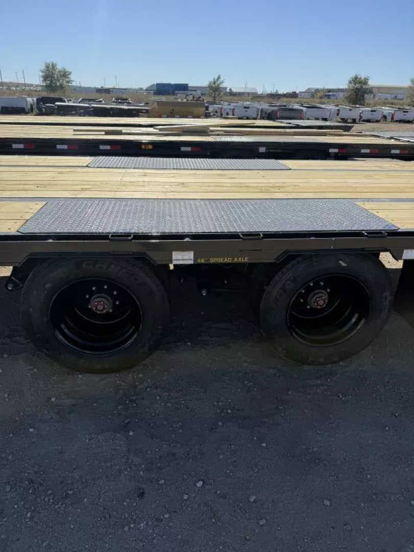 New 2026 Big Tex Trailers 25GN-40D5A WITH 14 PLY TIRES Flatbed Trailer