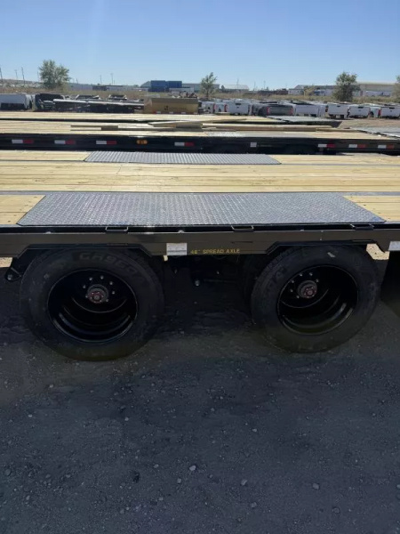 New 2026 Big Tex Trailers 25GN-40D5A WITH 14 PLY TIRES Flatbed Trailer
