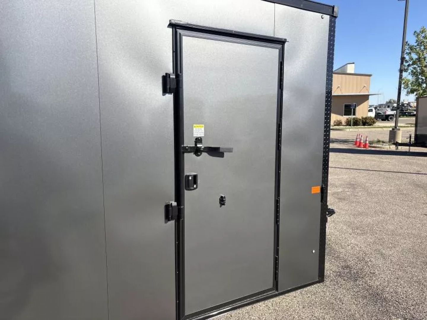 New 2026 Aero Trailers 8.5X18TA52 CHARCOAL  Cargo / Enclosed Trailer BLACKOUT