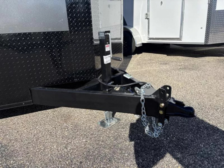 New 2026 Aero Trailers 8.5X18TA52 CHARCOAL  Cargo / Enclosed Trailer BLACKOUT