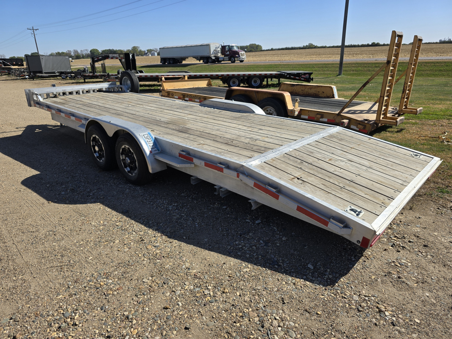 Used 2025 CargoPro Trailers COCH82X24W 10K Equipment Trailer
