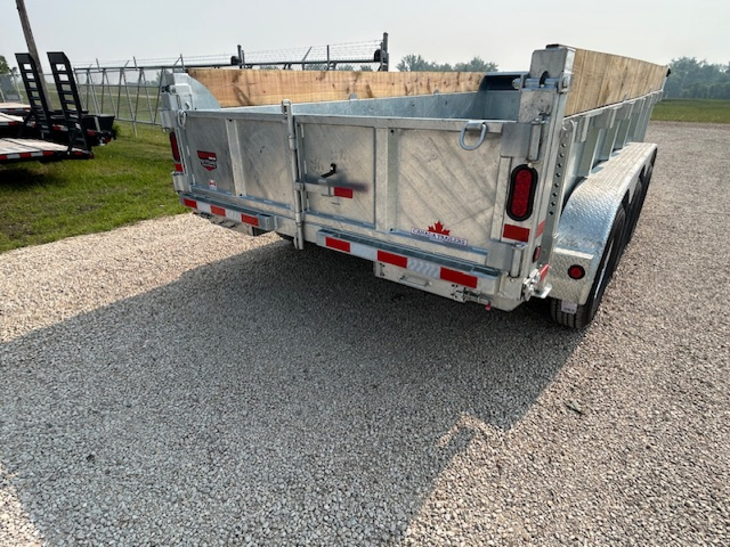 New 2026 Canada Trailers 16FT GALVINAZED TRIPLE AXLE Dump Trailer
