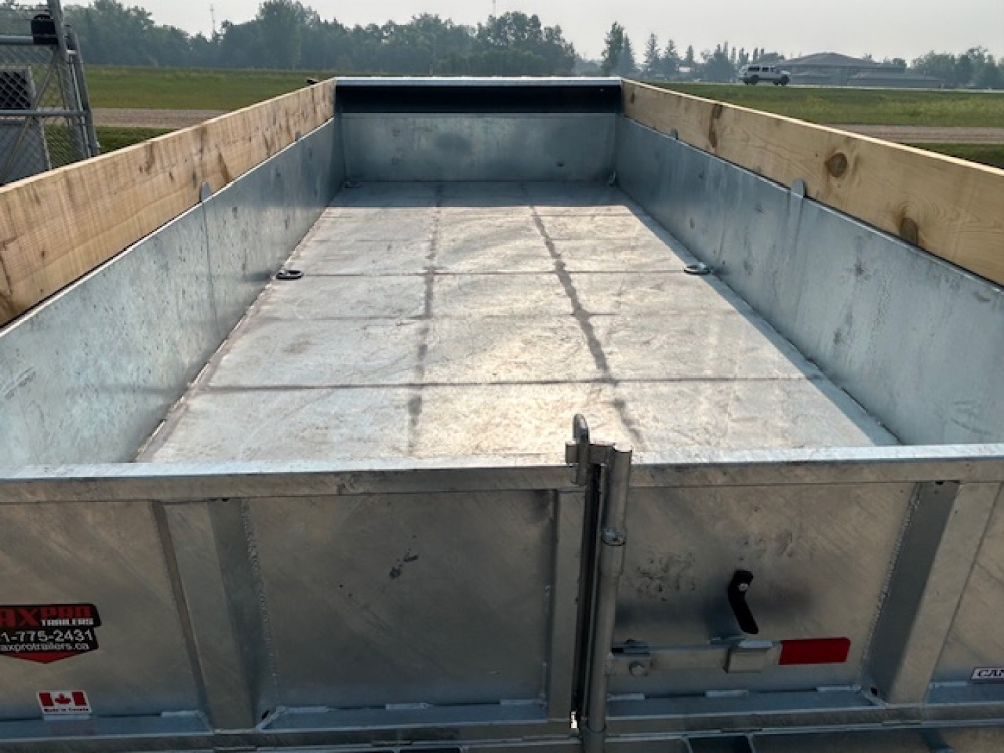 New 2026 Canada Trailers 16FT GALVINAZED TRIPLE AXLE Dump Trailer
