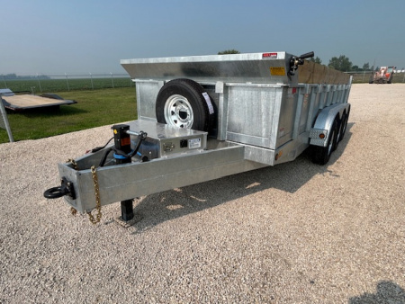 New 2026 Canada Trailers 16FT GALVINAZED TRIPLE AXLE Dump Trailer