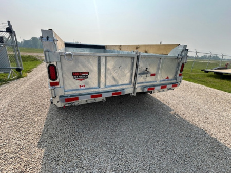New 2026 Canada Trailers 16FT GALVINAZED TRIPLE AXLE Dump Trailer