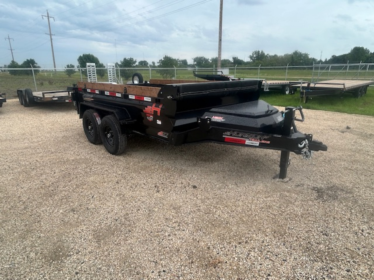 New 2026 Horizon Trailers 7'x12' Dump Trailer GVWR: 14,000 LBS