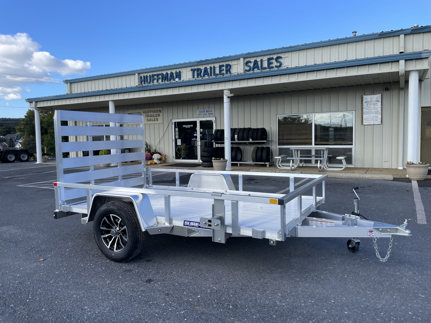 New 2026 Sure-Trac 6x10 Aluminum Utility Trailer