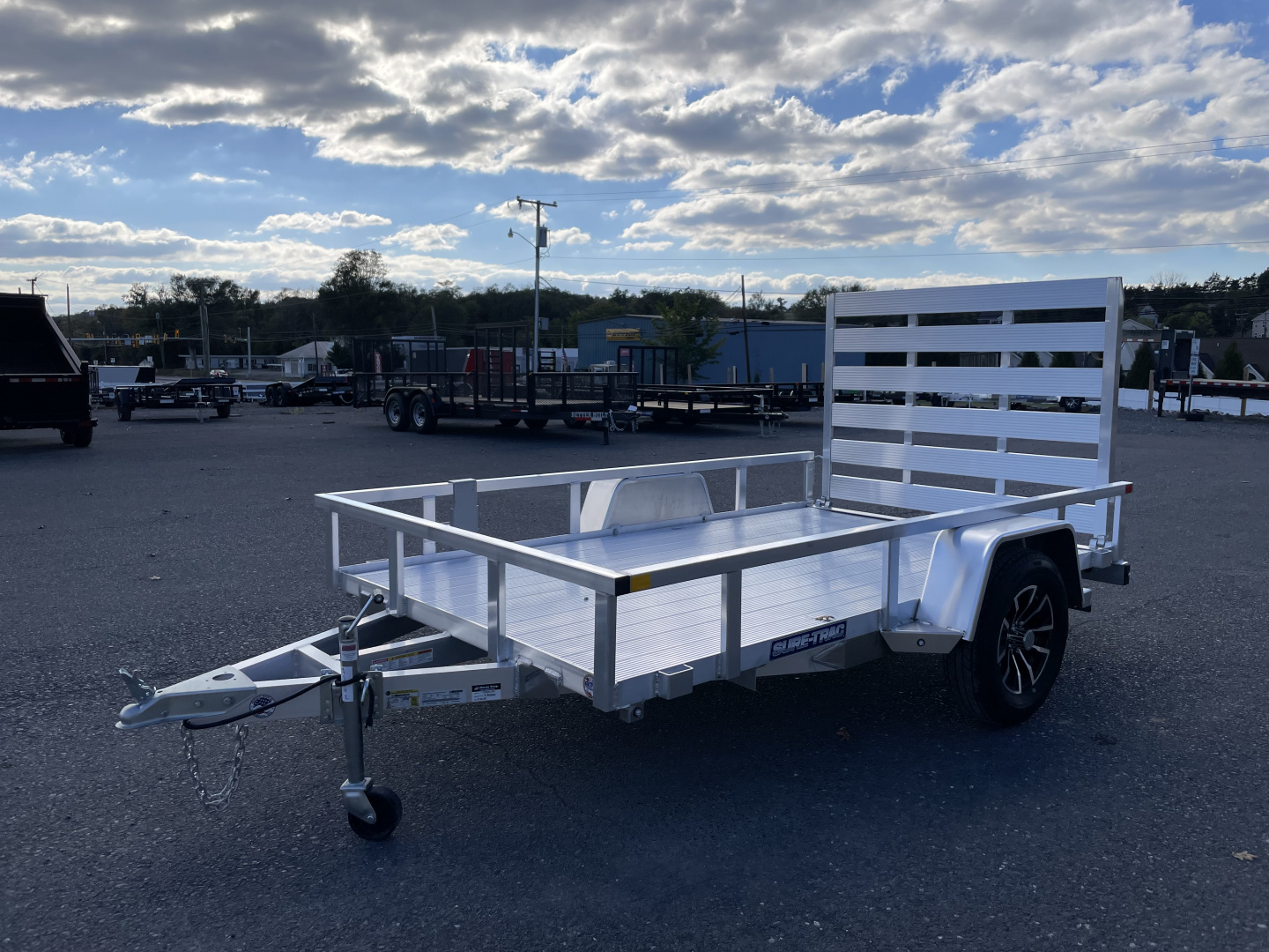 New 2026 Sure-Trac 6x10 Aluminum Utility Trailer
