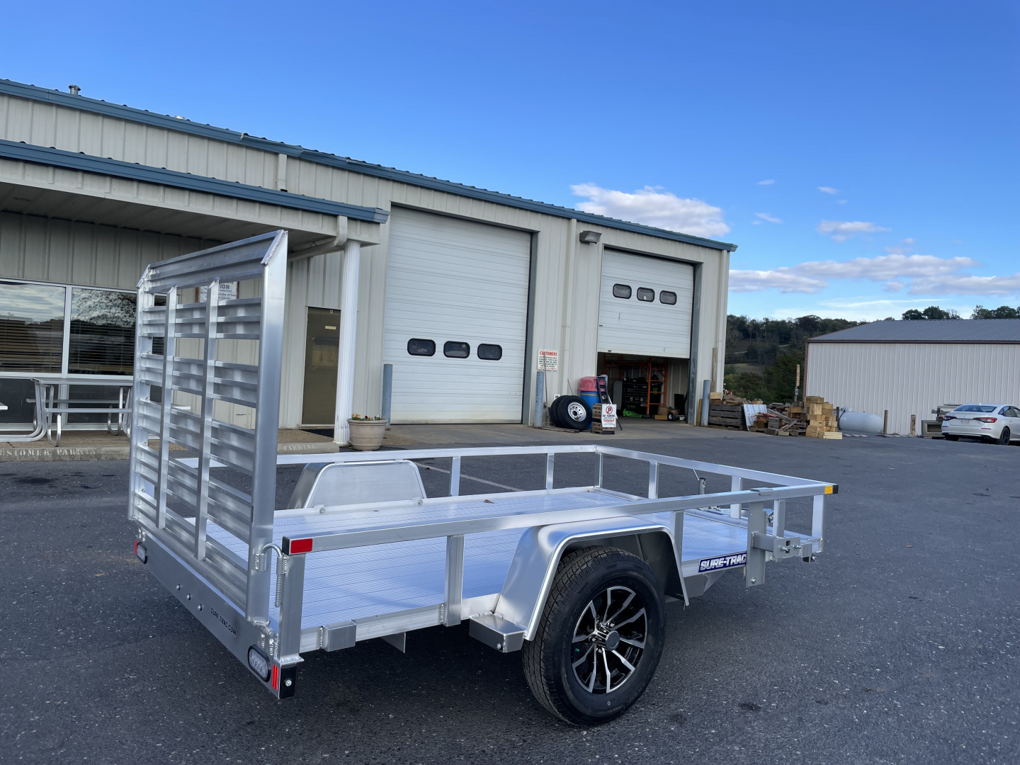 New 2026 Sure-Trac 6x10 Aluminum Utility Trailer