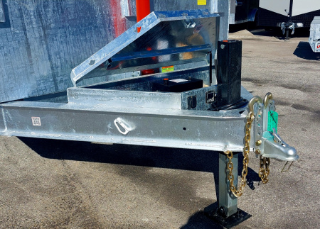 New 7 X 12 GALVANIZED DUMP HYDRAULIC JACK 7 K AXLES SPARE INCLUDED