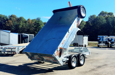 New 7 X 12 GALVANIZED DUMP HYDRAULIC JACK 7 K AXLES SPARE INCLUDED
