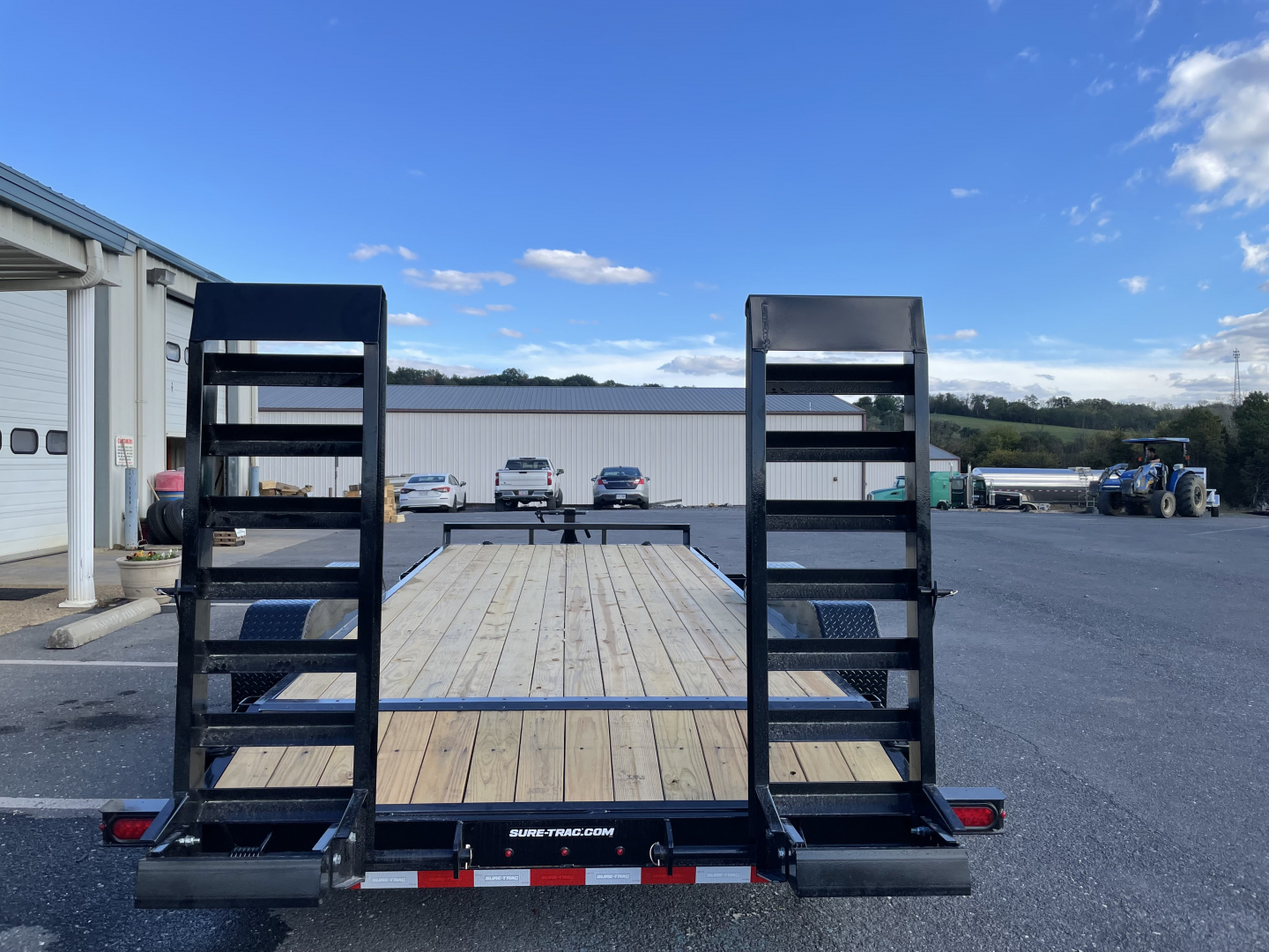 New 2026 Sure-Trac 82"x16+2 14K Equipment Trailer