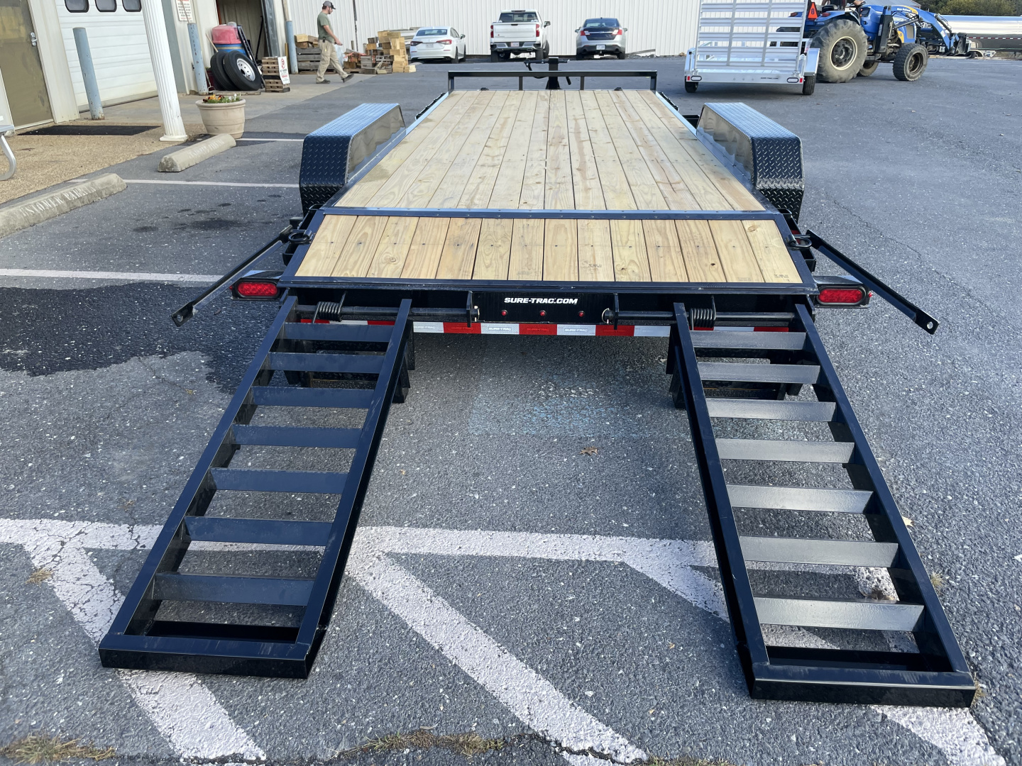 New 2026 Sure-Trac 82"x16+2 14K Equipment Trailer