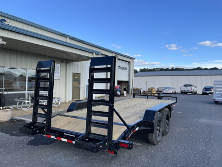 New 2026 Sure-Trac 82"x16+2 14K Equipment Trailer