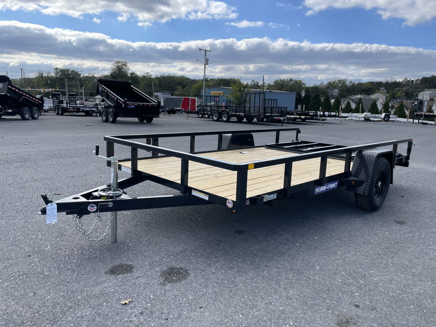 New 2026 Sure-Trac 7X14 5K Utility Trailer