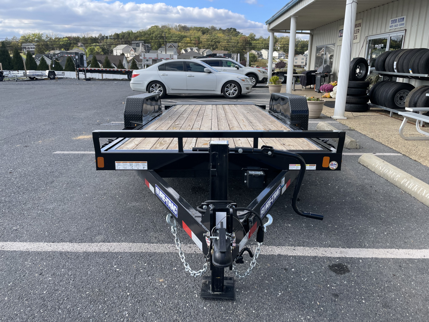 Used 2025 Sure-Trac 82"X18' Tilt Equipment Trailer