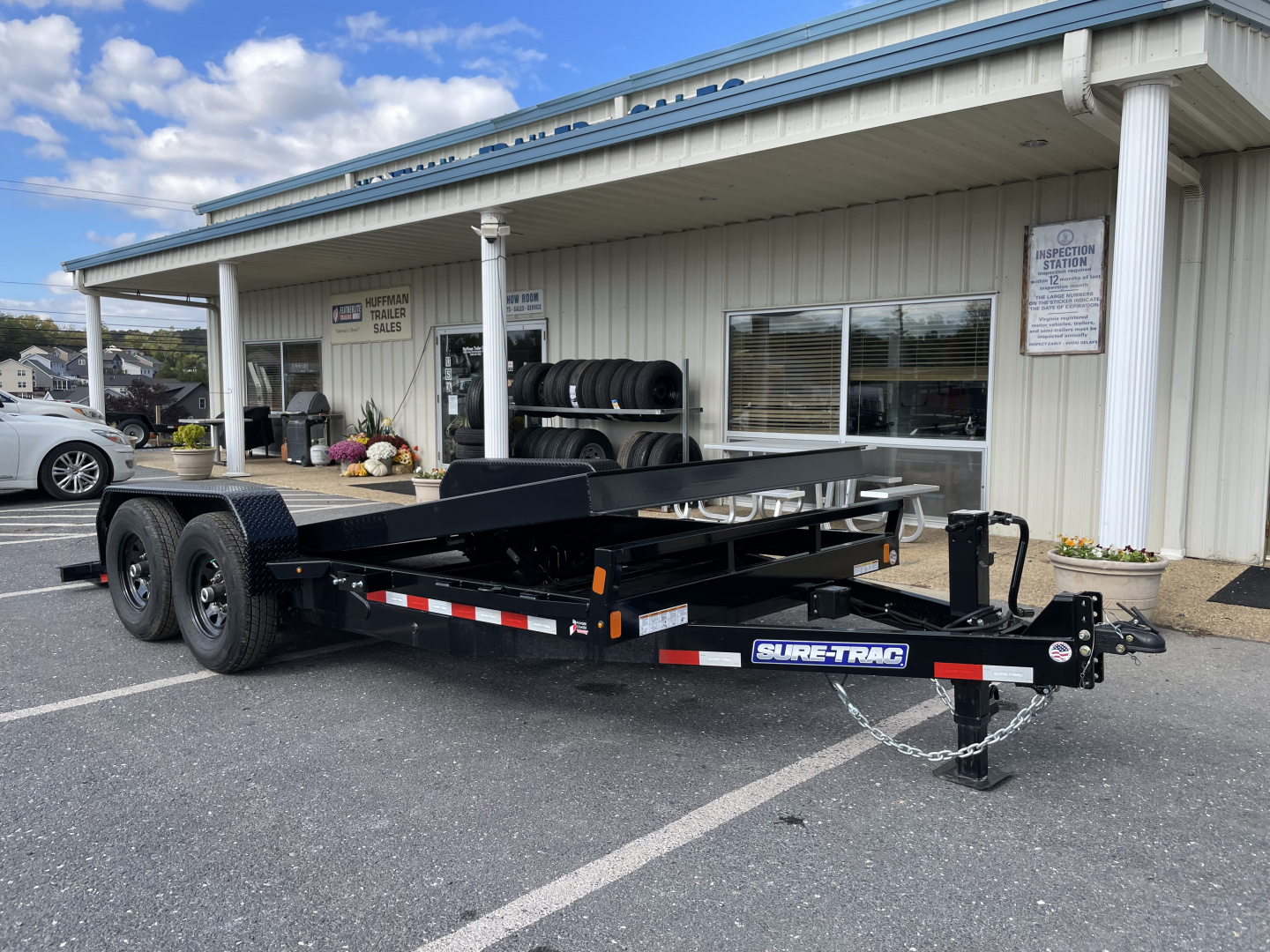 Used 2025 Sure-Trac 82"X18' Tilt Equipment Trailer
