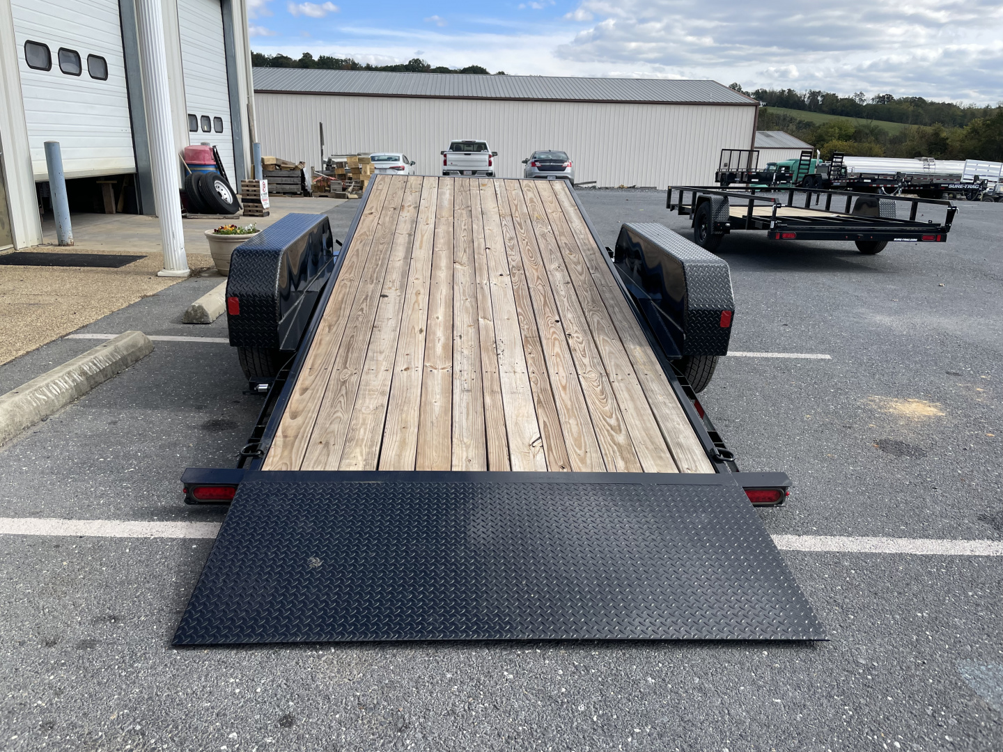 Used 2025 Sure-Trac 82"X18' Tilt Equipment Trailer