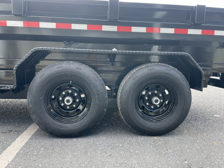 New 2026 Sure-Trac 7X14 Gooseneck Dump Trailer with Hydraulic Jacks & 7 Gauge Floor