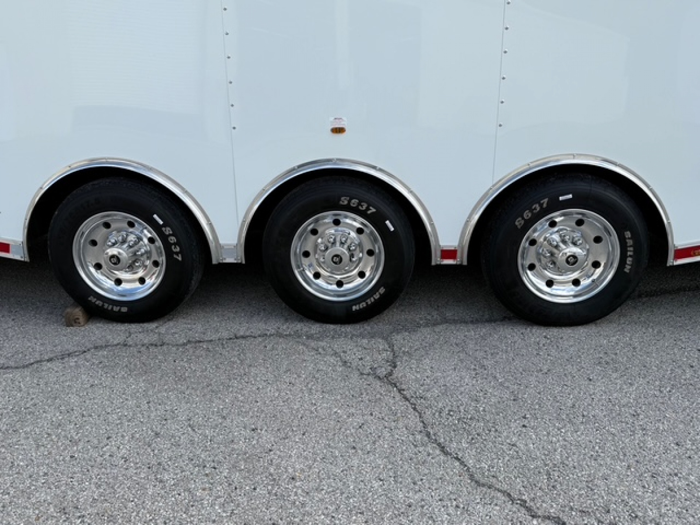 Used 2023 VINTAGE 8X34 STACKER RACE TRAILER