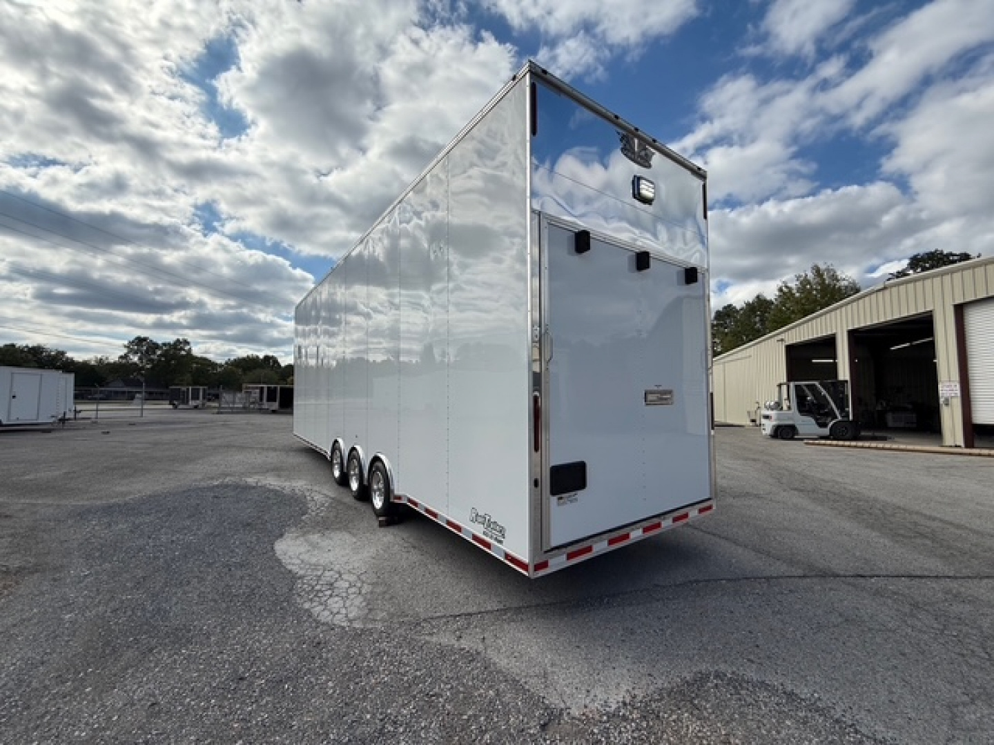 Used 2023 VINTAGE 8X34 STACKER RACE TRAILER