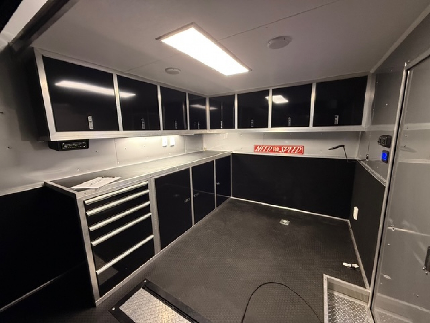 Used 2023 VINTAGE 8X34 STACKER RACE TRAILER