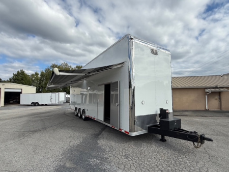 Used 2023 VINTAGE 8X34 STACKER RACE TRAILER
