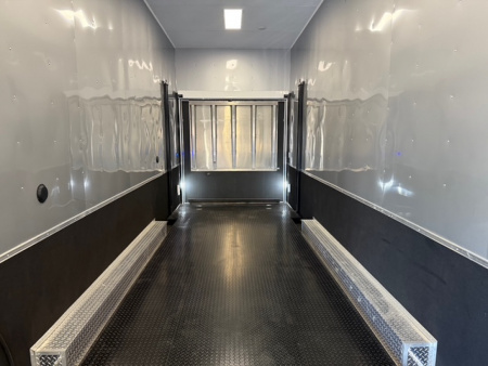 Used 2023 VINTAGE 8X34 STACKER RACE TRAILER